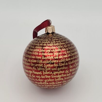 glänzend bordeaux - gold