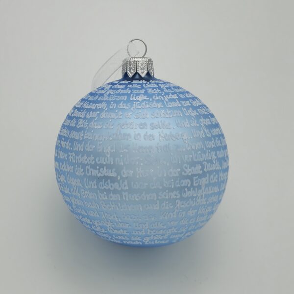 Sky-Blue matt mit Weiß