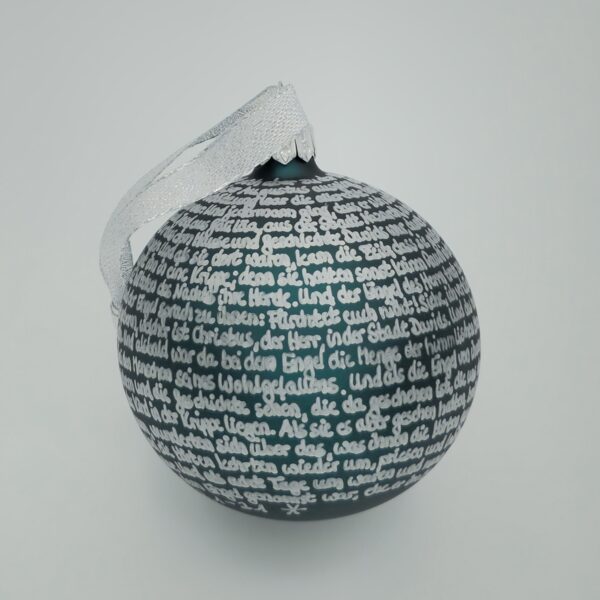 Petrol matt mit Silber