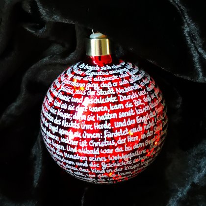 LED-innenbeleuchtete Kugel