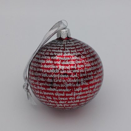 glänzend bordeaux - silber