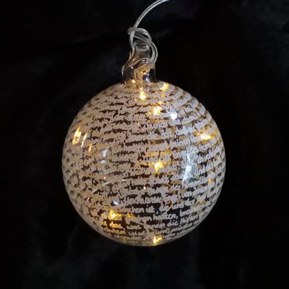 LED-innenbeleuchtete Kugel