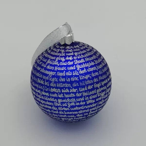 matt blau - silber